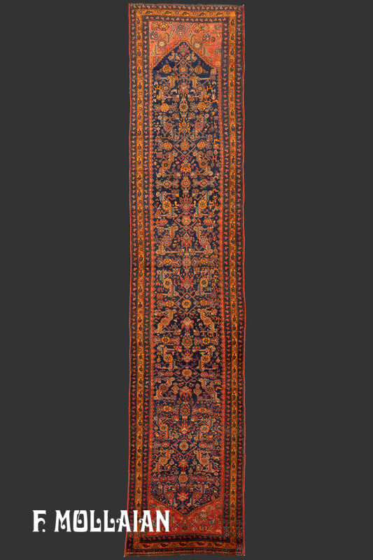Tappeto Persiano Antico Dimensioni Di Galleria Malayer n°:55841361